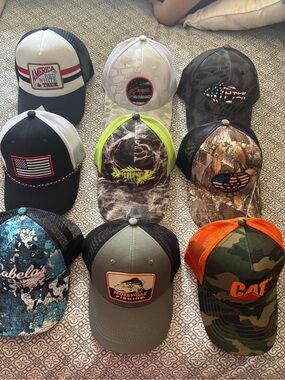 Assorted Trucker Hat Lot - Mixed Colors & Logos new never worn